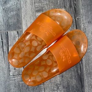 COACH jelly slides